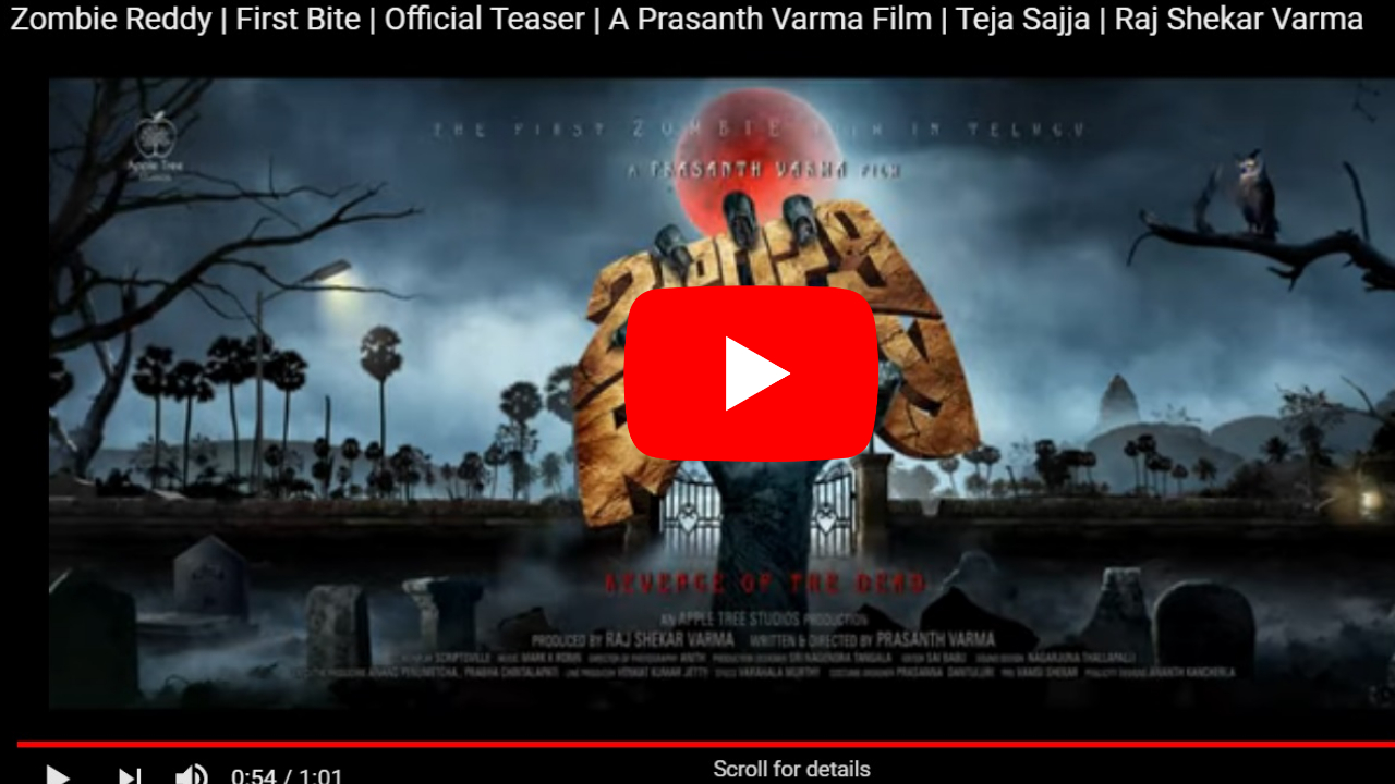 Zombie Reddy Teaser आउट, सामंथा अक्किनेनी ने किया रिलीज़